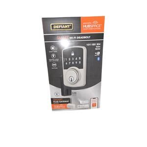 NEW - Defiant 1010 525 009 Smart WiFi Deadbolt - Satin Nickel
